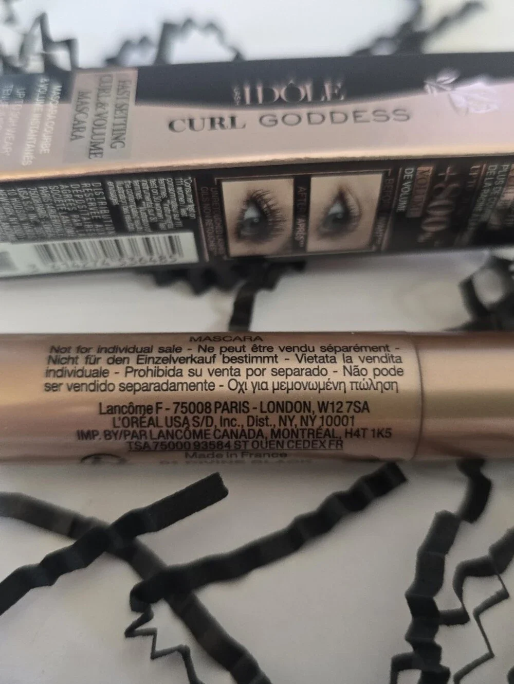 Lancôme Lash Idôle Curl Goddess Mascara in Divine Black 2mL New